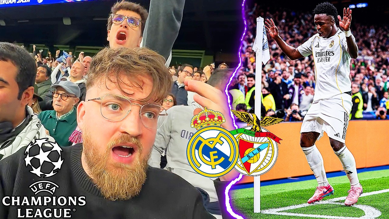 Real Madrid vs. Benfica - UCL Stadionvlog 🔥🕺 | VINI TANZT UND RÄCHT SICH WIEDER | ViscaBarca