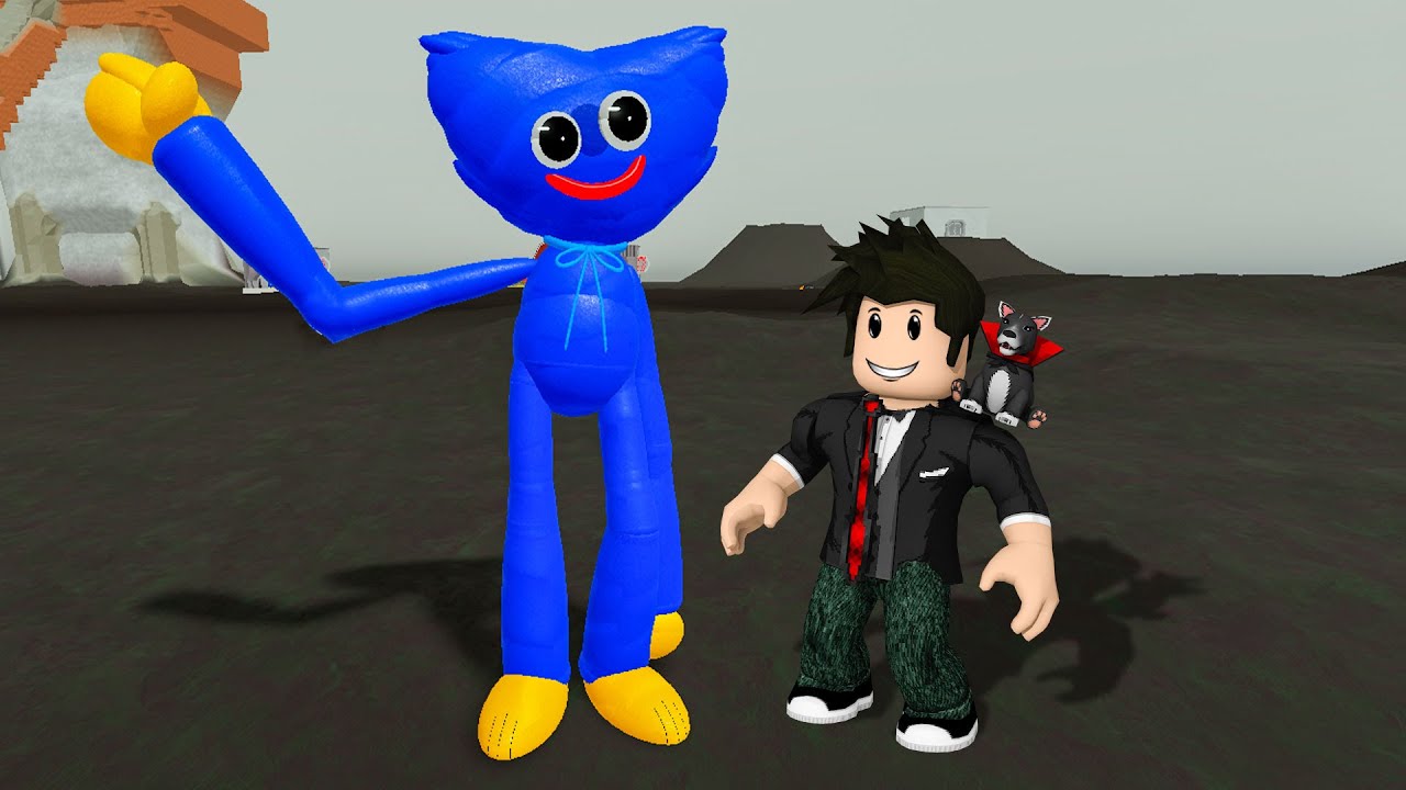 BONECO AZUL HUGGY WUGGY | Roblox - Become Tiky And Everything Else