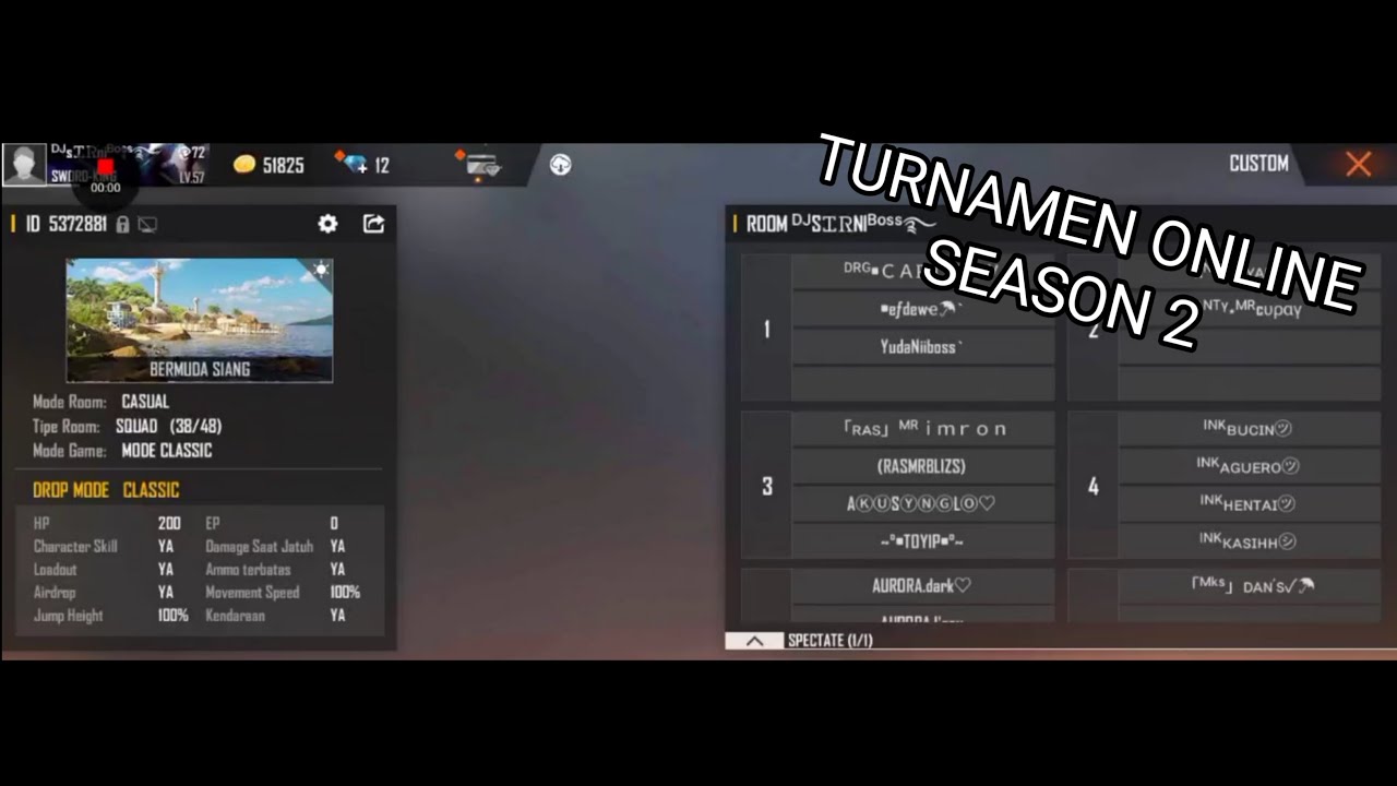 TURNAMEN ONLINE S2