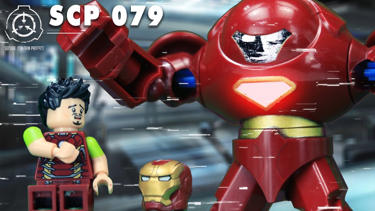 Lego SCP 079 Attack Ironman Secret Agent Protect Him From Danger