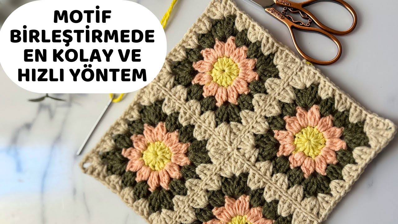 GÖRÜNMEZ BİR DİKİŞ İLE MOTİFLER NASIL BİRLEŞTİRİLİR? - EN BASİT YÖNTEM
