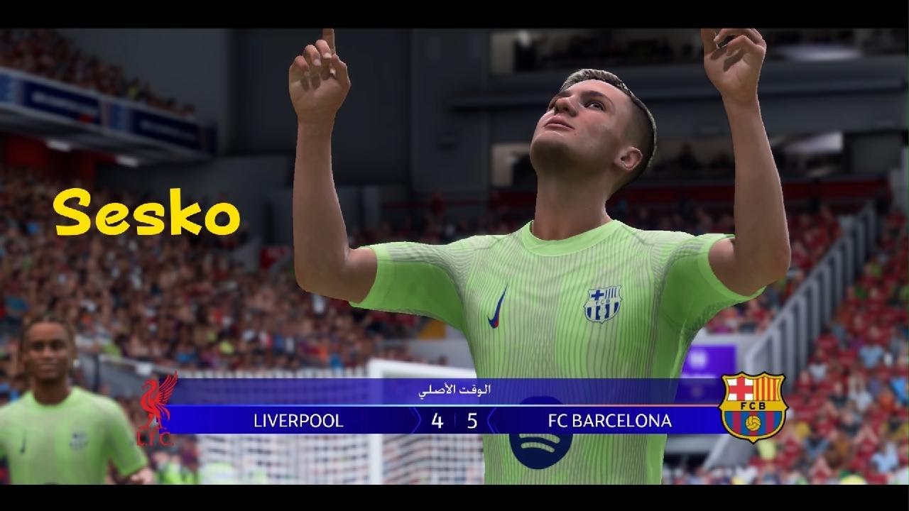 FCB V LIV Highlights #Explore #viral #PlayStation #Barcelona #Zaidone88 #FCB #FC25  #fyp #ps5 #UCL