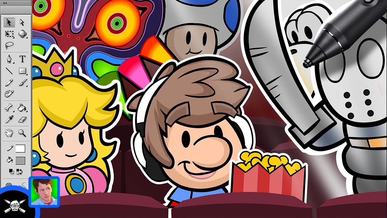 See James Draw - Zack Scott Vs. Paper Mario