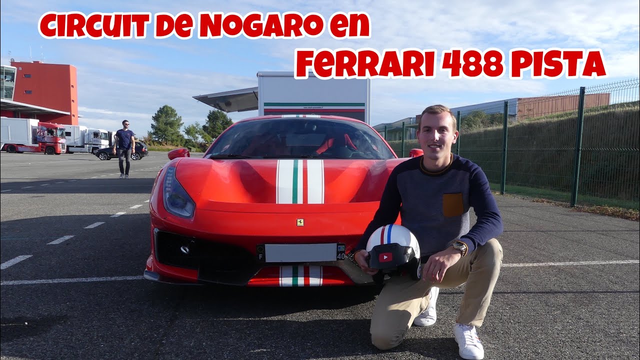 🔴260Km/h en Ferrari 488 PISTA sur le Circuit de Nogaro !! Une expérience de malade ✅