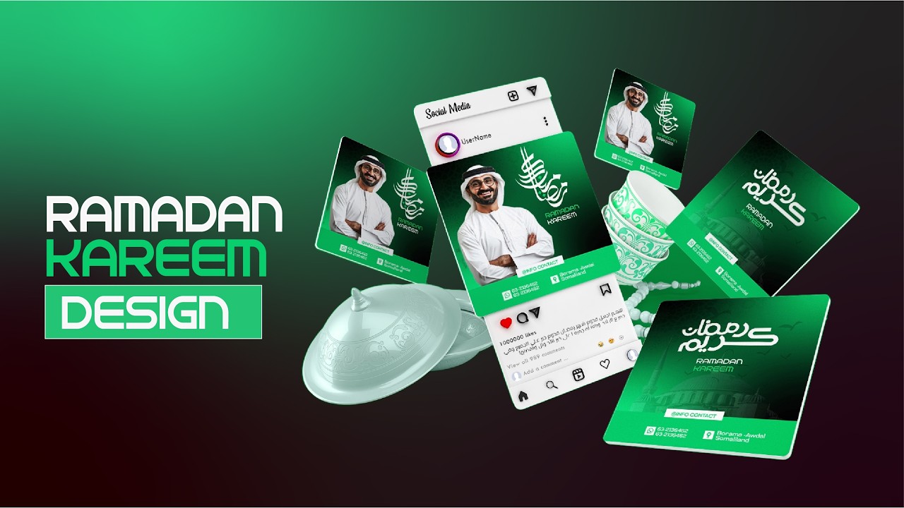 Ramadaan kareem Poster Design