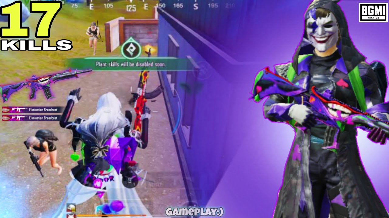 BGMI 17 KILLS 🔥 | Pure Aggressive Gameplay | Squad Wipe Madness #bgmi