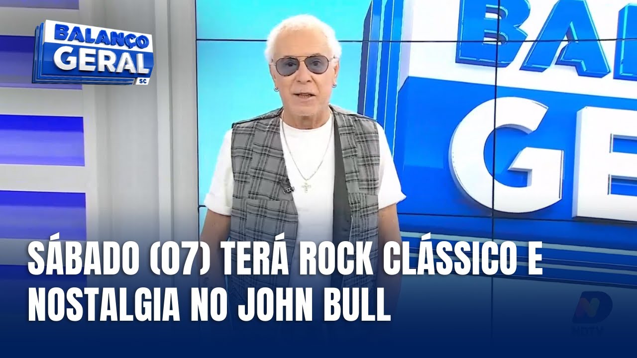 Destaque Cacau Menezes - Rock clássico toma conta do John Bull neste sábado (07) em Florianópolis