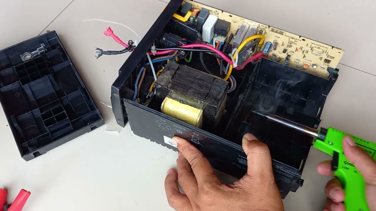 MODIFIKASI UPS apc aki eksternal tambah kipas dan sensor suhu
