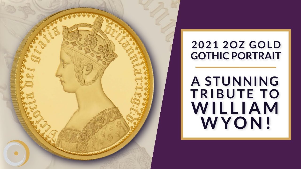 2021 Gothic Crown Victoria Portrait 2 oz Gold Proof Coin
