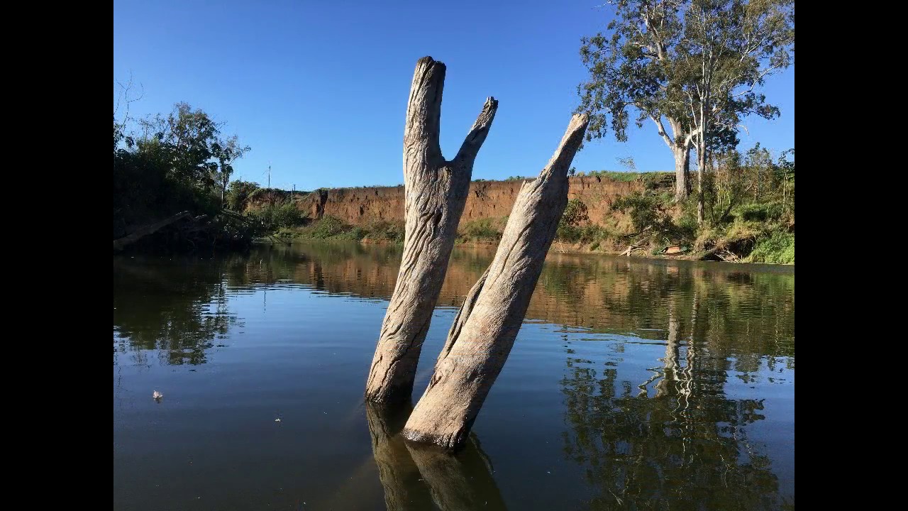 Paddling Lockyer Creek - montage