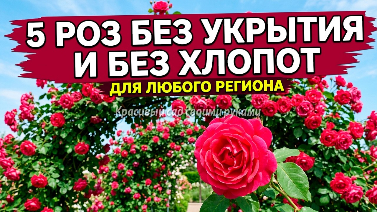 5 РОЗ ДЛЯ ВАШЕГО РЕГИОНА: НЕ БОЛЕЮТ И ЗИМУЮТ БЕЗ УКРЫТИЯ