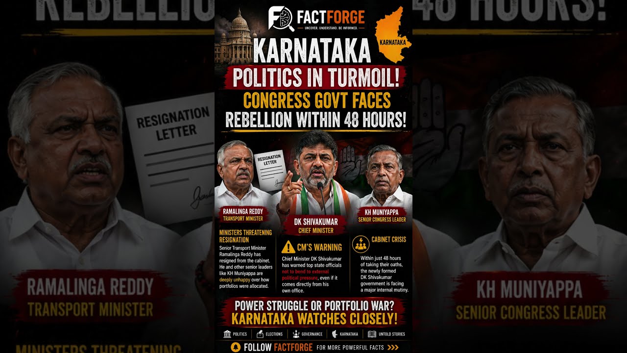Internal Rift Rocks Karnataka Congress Government ⚡
