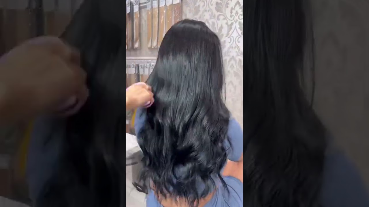 Braidless sew in or beaded weft method , we carry all colors is stock 20&rdquo; long #hairextensionsmiami