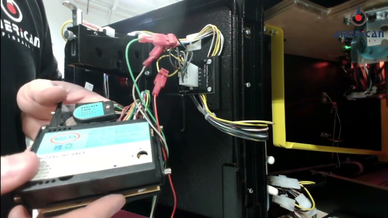 How to install an electronic coin mech