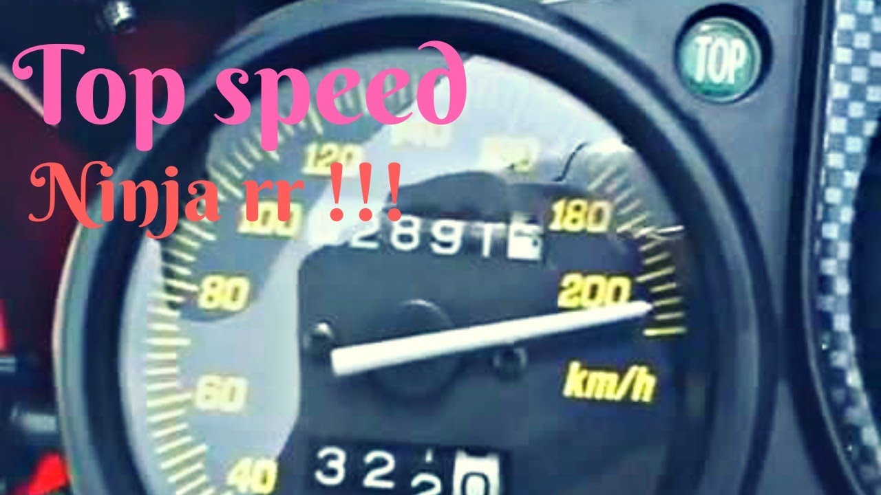 Top Speed Ninja RR Standard(ZX150RR) !!!