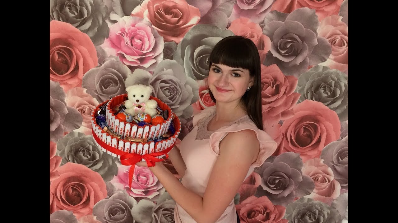 DIY: ТОРТ из киндеров своими руками! Сладкий подарок на любой случай
