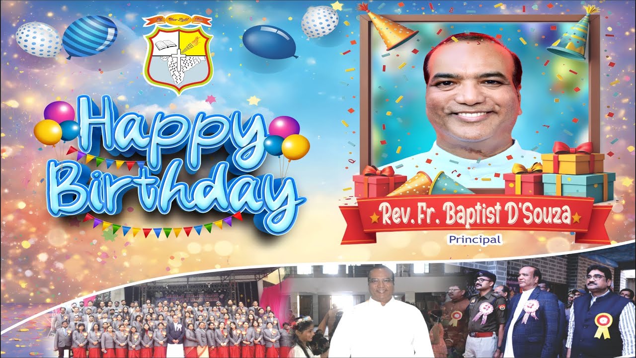 A Tribute to Rev. Fr. Baptist D’Souza on His 59th Birthday | St. Peter’s Inter College