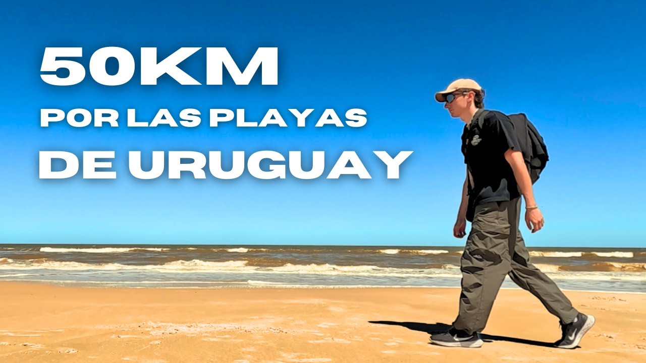 Caminé desde Montevideo a Costa Azul por la Playa