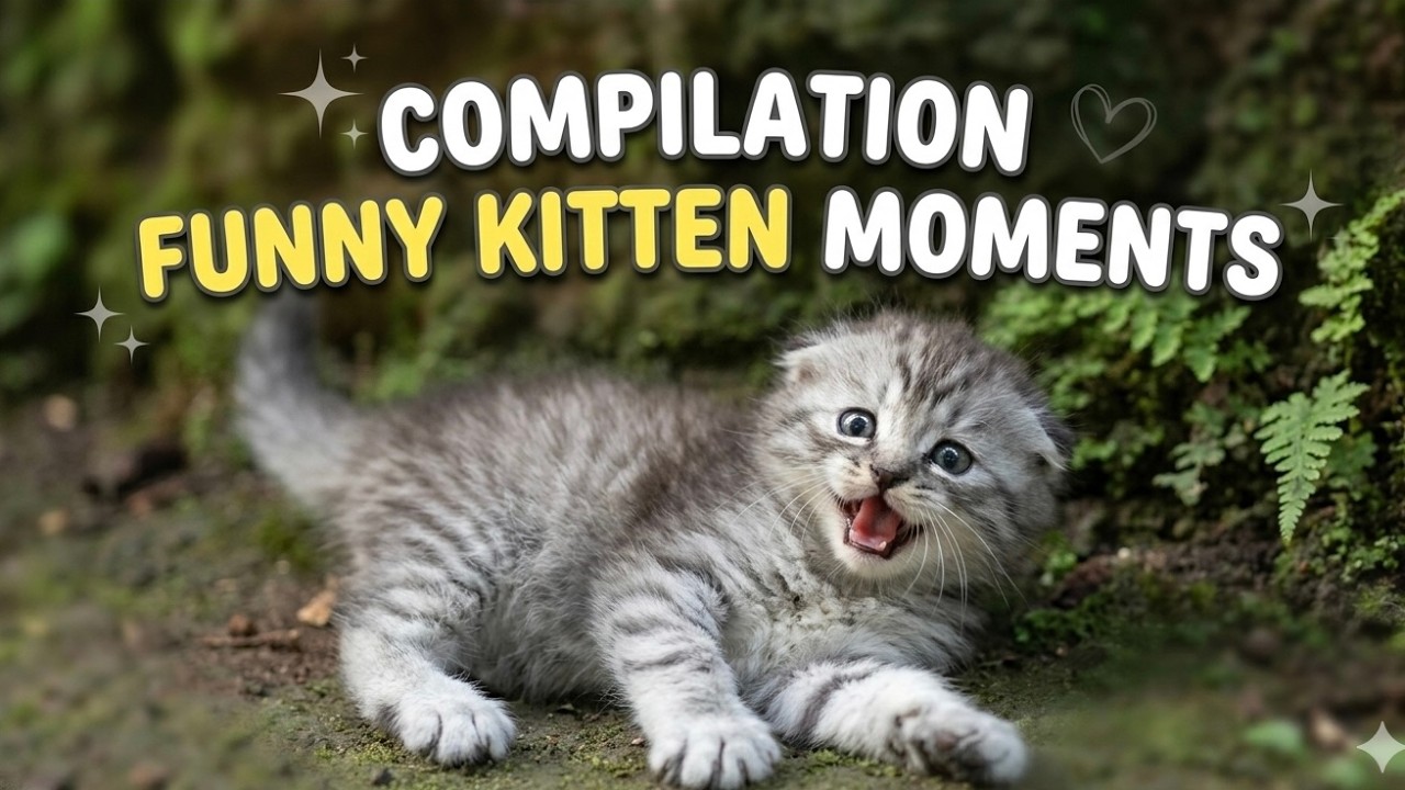 COMPILATION FUNNY KITTEN MOMENTS
