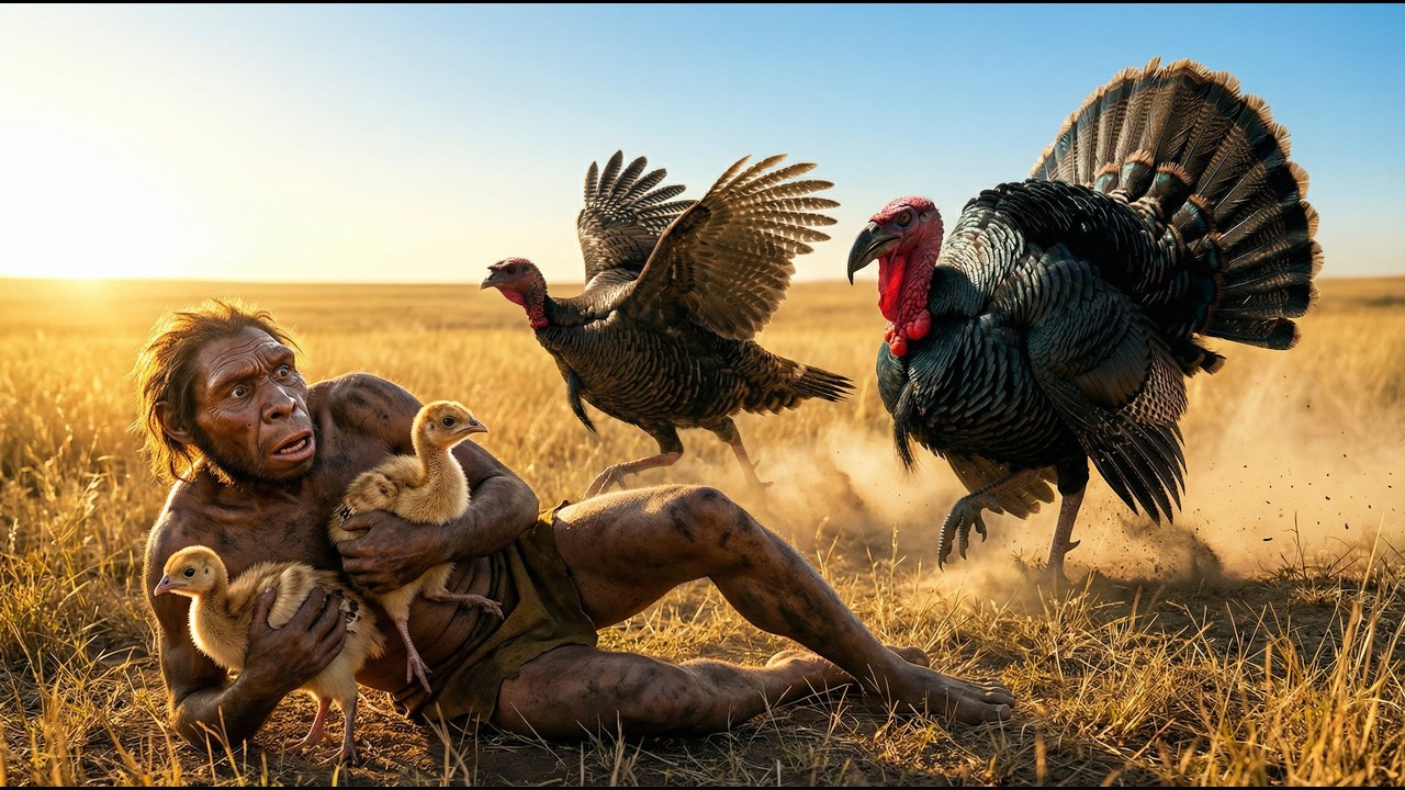 Life a Million Years Ago | Prehistoric Humans vs Giant Turkey — The Deadliest Encounter