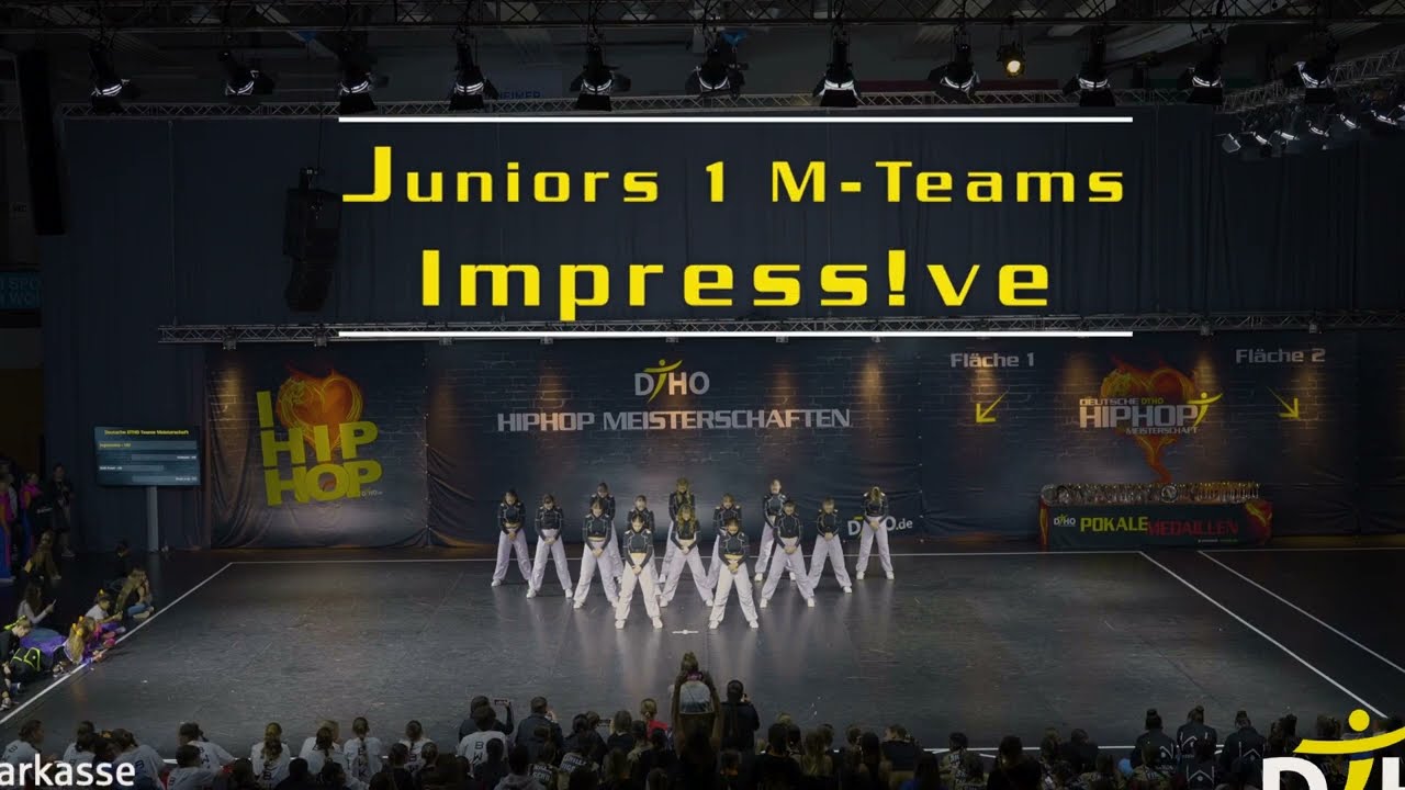 Impress!ve- Dance ConneXtion | 1. Platz- Juniors  1 M-Teams A-Reihe HipHop