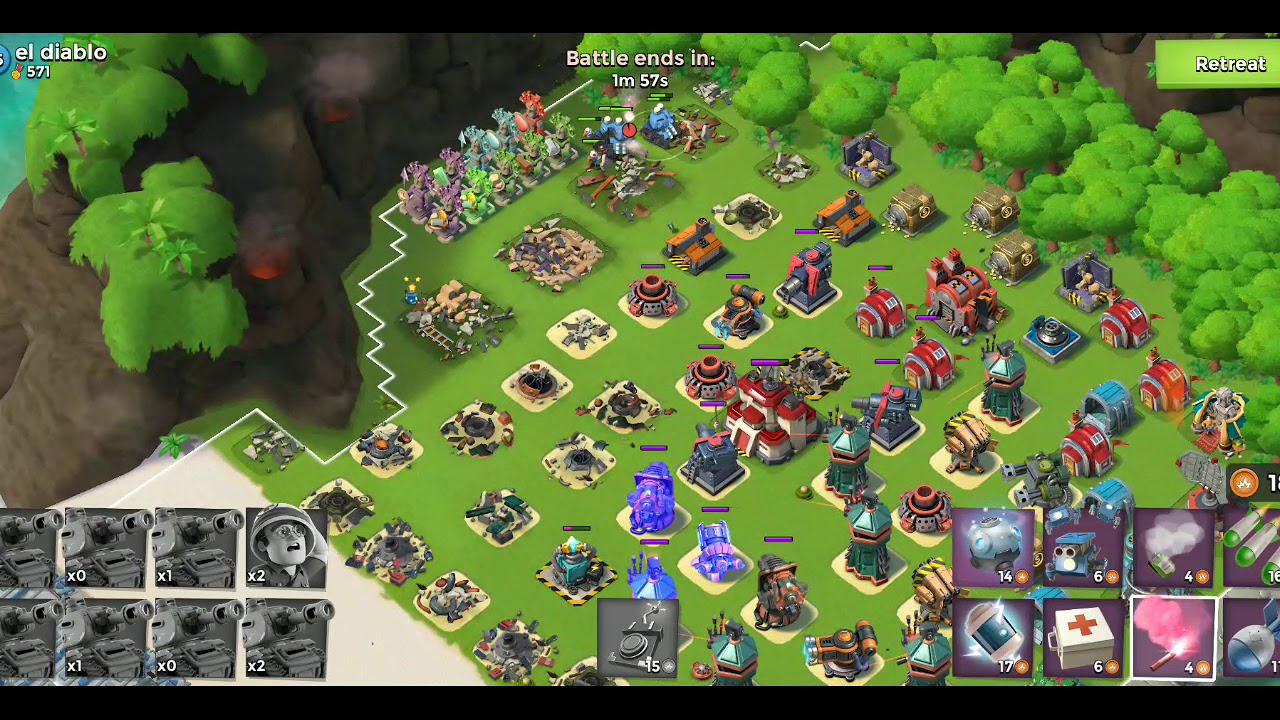 Boom Beach Attack Enemy Level 65