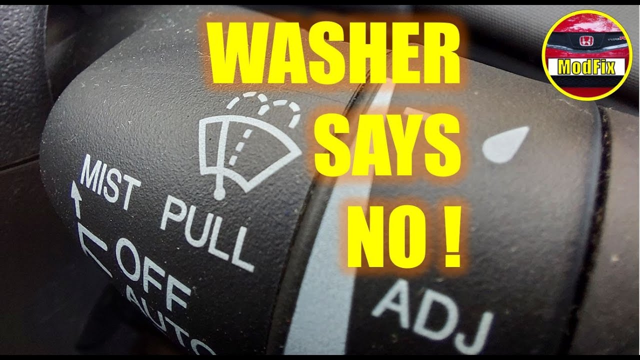 FN2 Wiper Washer Pump Replacement - Honda Civic Type R Mk 8 8th Gen CTR - No Water Squirting