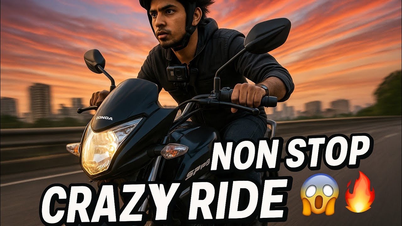 NON STOP CRAZY RIDE Through India&rsquo;s Busiest City 😱💨 | Honda SP 125 MotoVlog | Hamu Life