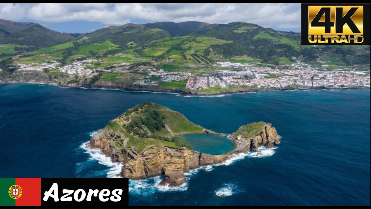 Landing in Ponta Delgada Airport | Azores | Portugal 4K