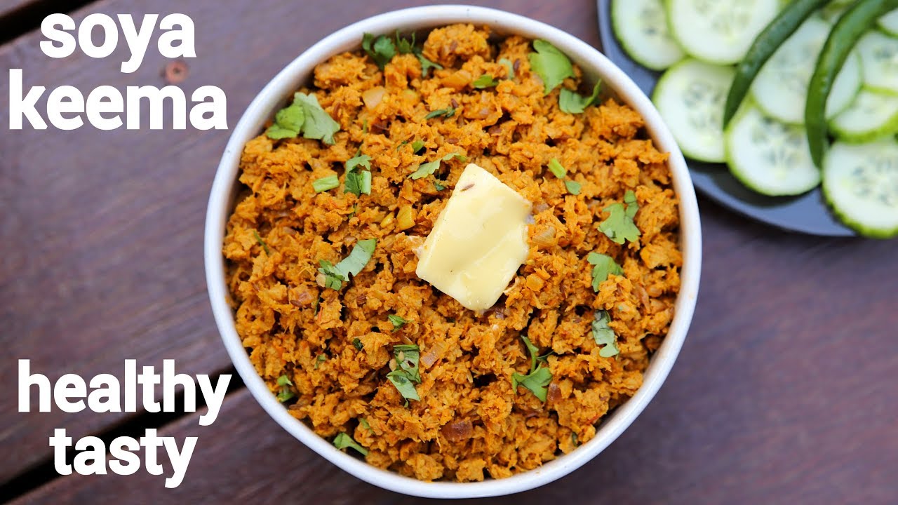 soya keema recipe | soybean keema | सोया कीमा मसाला रेसिपी | how to make soya chunks keema