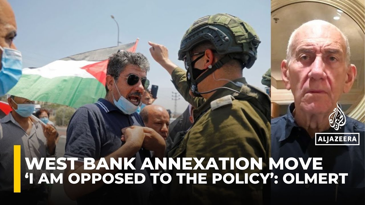 Former Israeli PM Olmert criticises Netanyahu’s govt over West Bank annexation moves