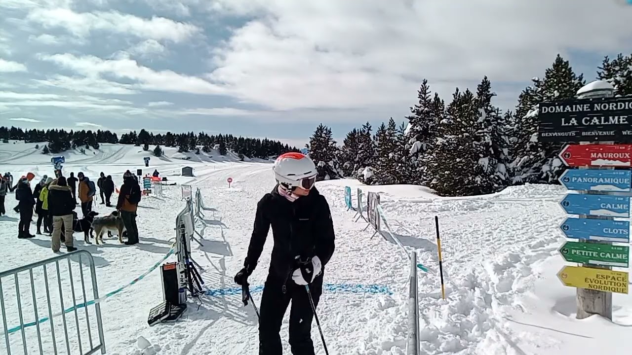 France Canicross blanc cadets minimes benjamins Font Romeu 2026