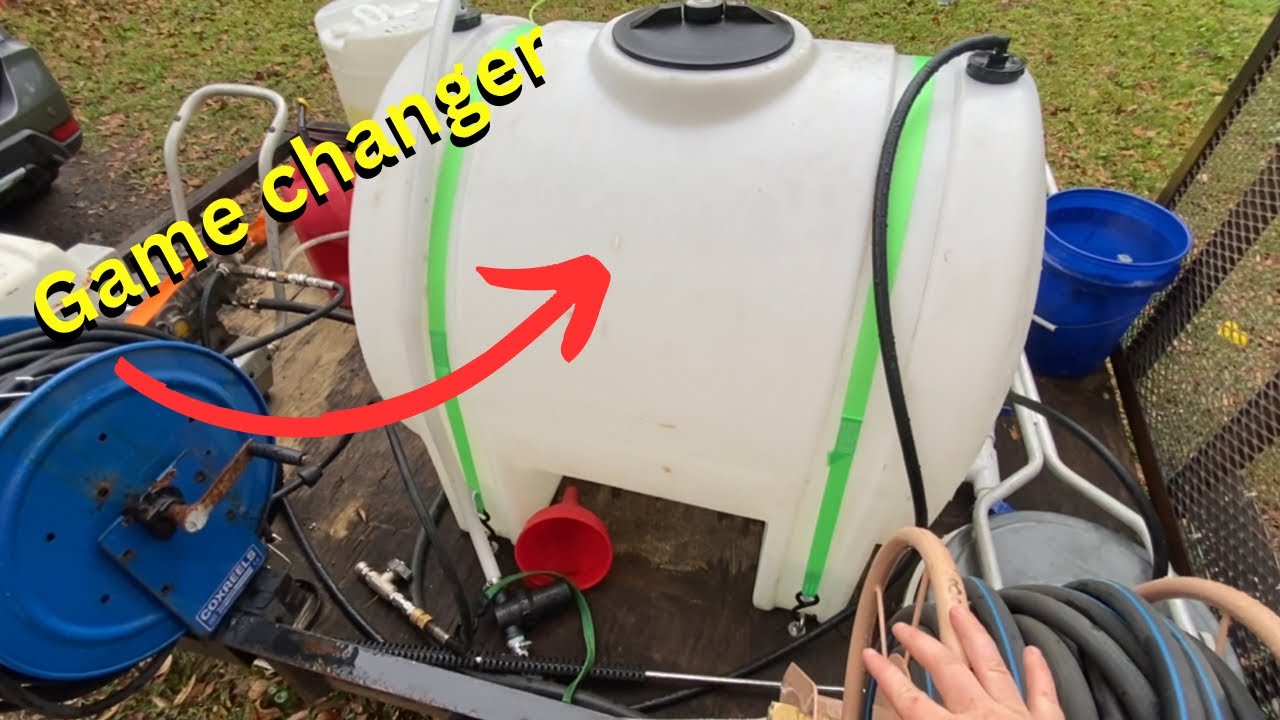Why Use a Buffer Tank For Pressure Washing?