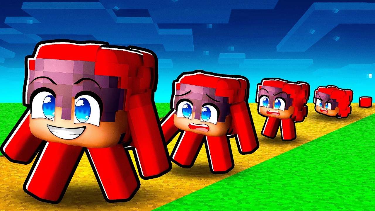 Evolving as a Blob in Minecraft