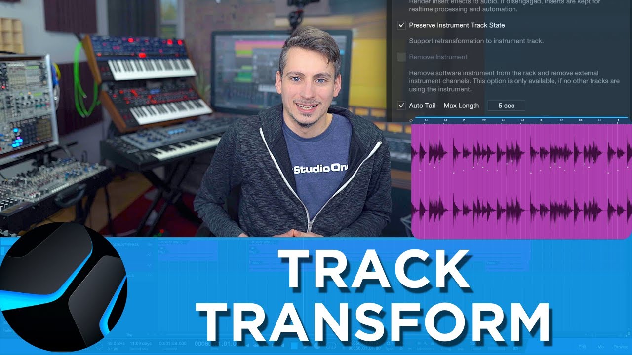 Track Transform in Studio One