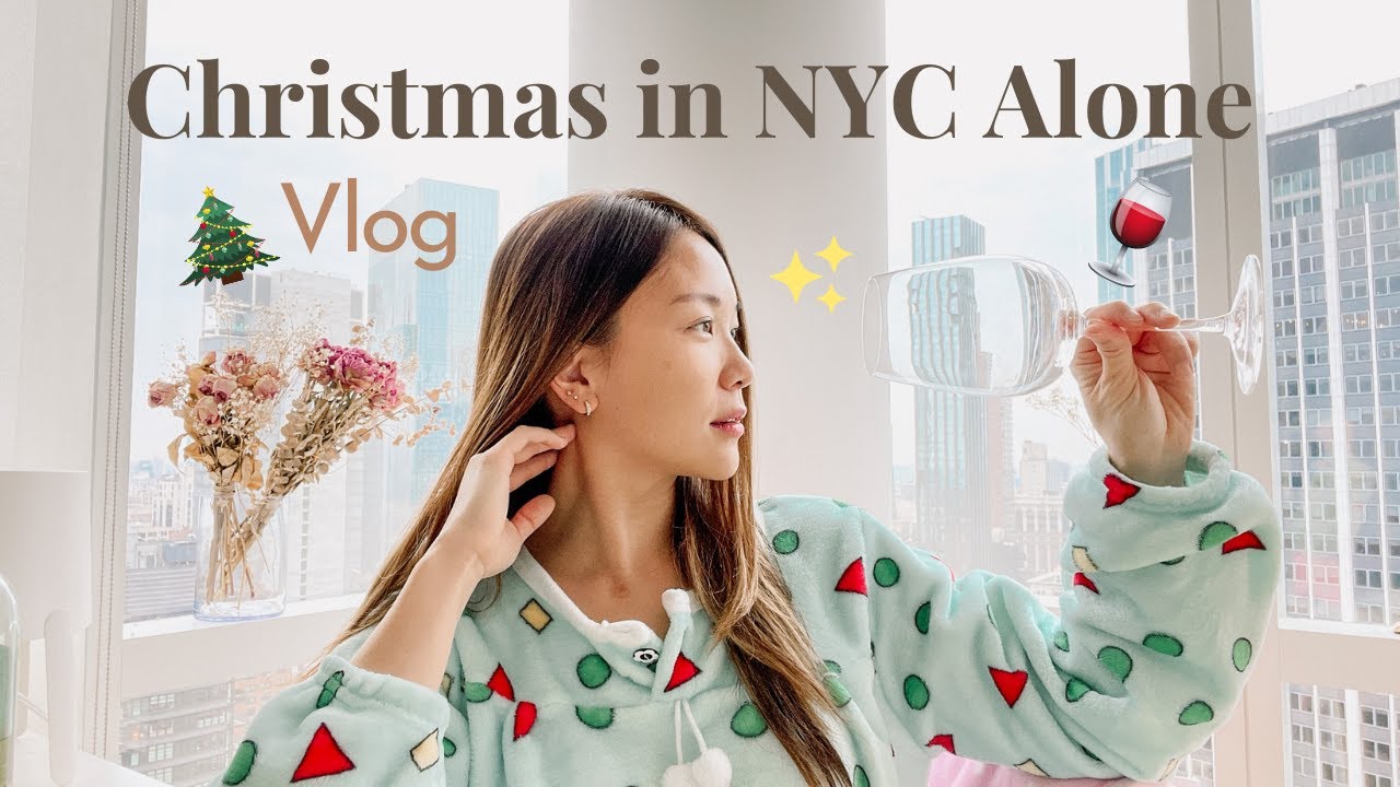 🇰🇷🇺🇸Spending the Holidays Alone in NYC in my 30's | 30대에 맞이하는 뉴욕의 크리스마스 // Expectation vs Reality 🎄🍷