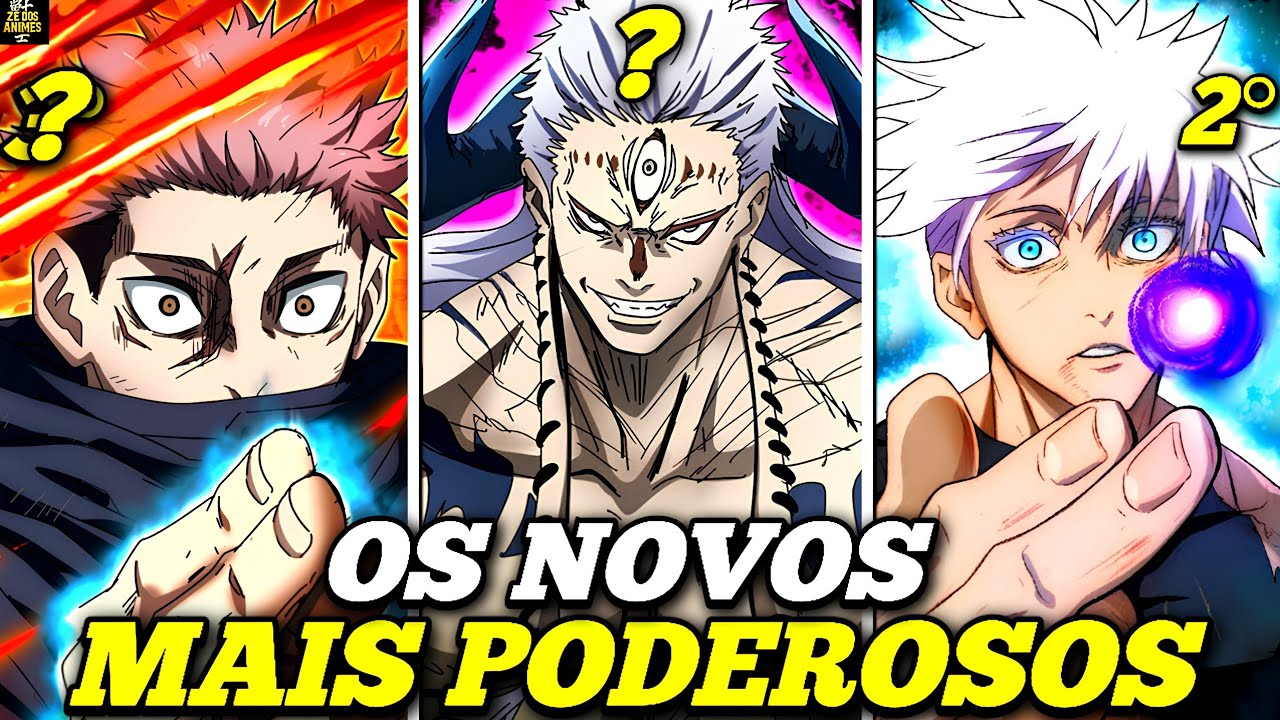 O NOVO TOP 10 PERSONAGENS MAIS FORTES DE JUJUTSU KAISEN E JUJUTSU KAISEN MÓDULO