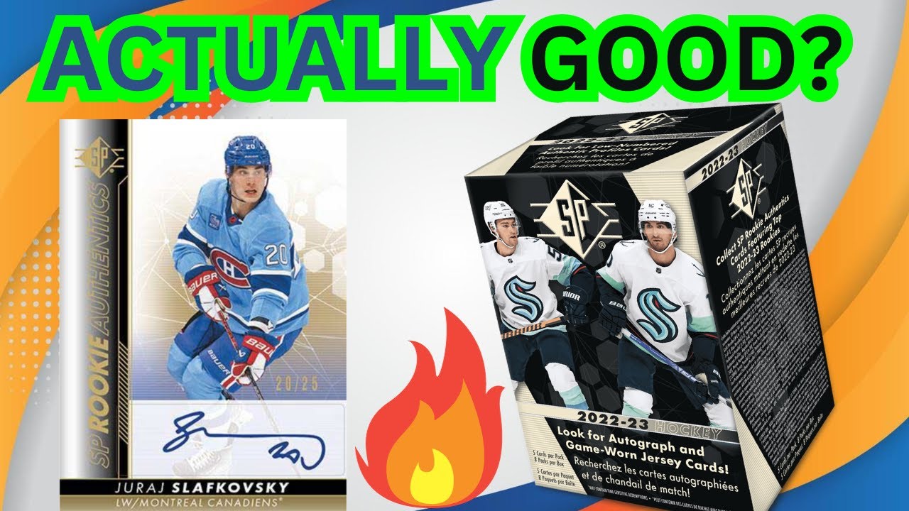 WOW! OPENING A 2022-23 UPPER DECK SP HOCKEY BLASTER!