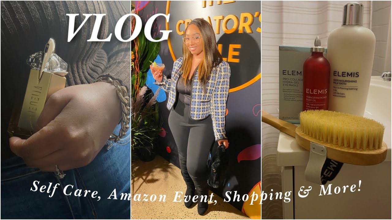 WEEKEND VLOG! SELF CARE DAY, AMAZON INFLUENCER EVENT & SHOPPING! | ASTREMA SIMONE
