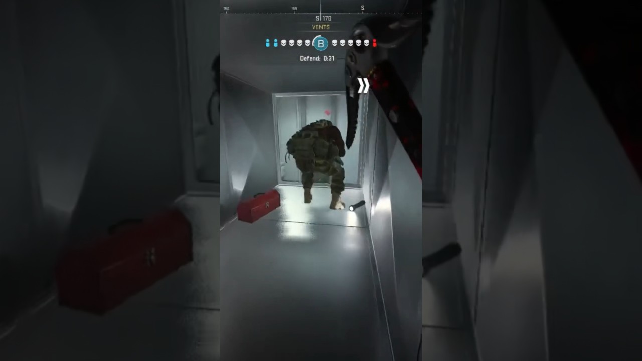 Behind you!  