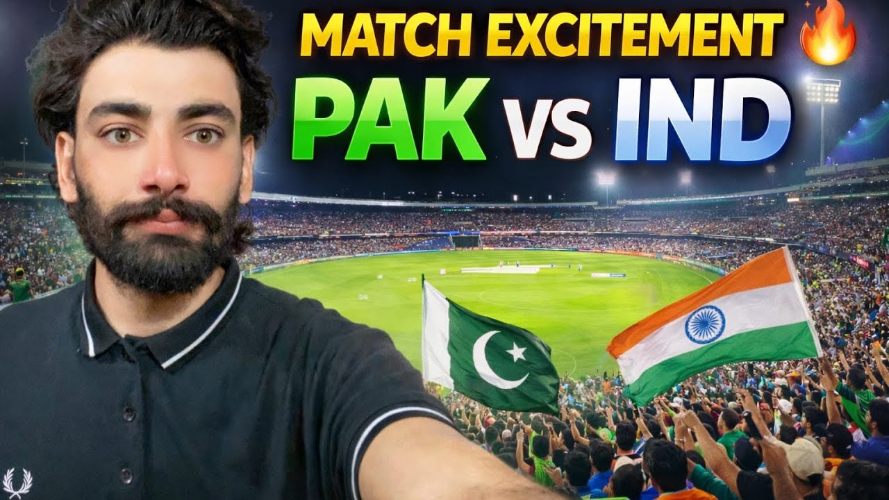 PAK vs IND match excitement 😁😁