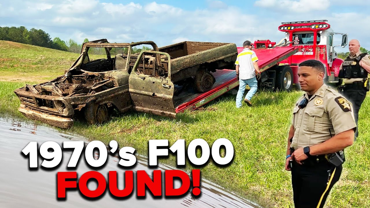 1970's F100 Pickup Truck Found 3 Feet Underwater!