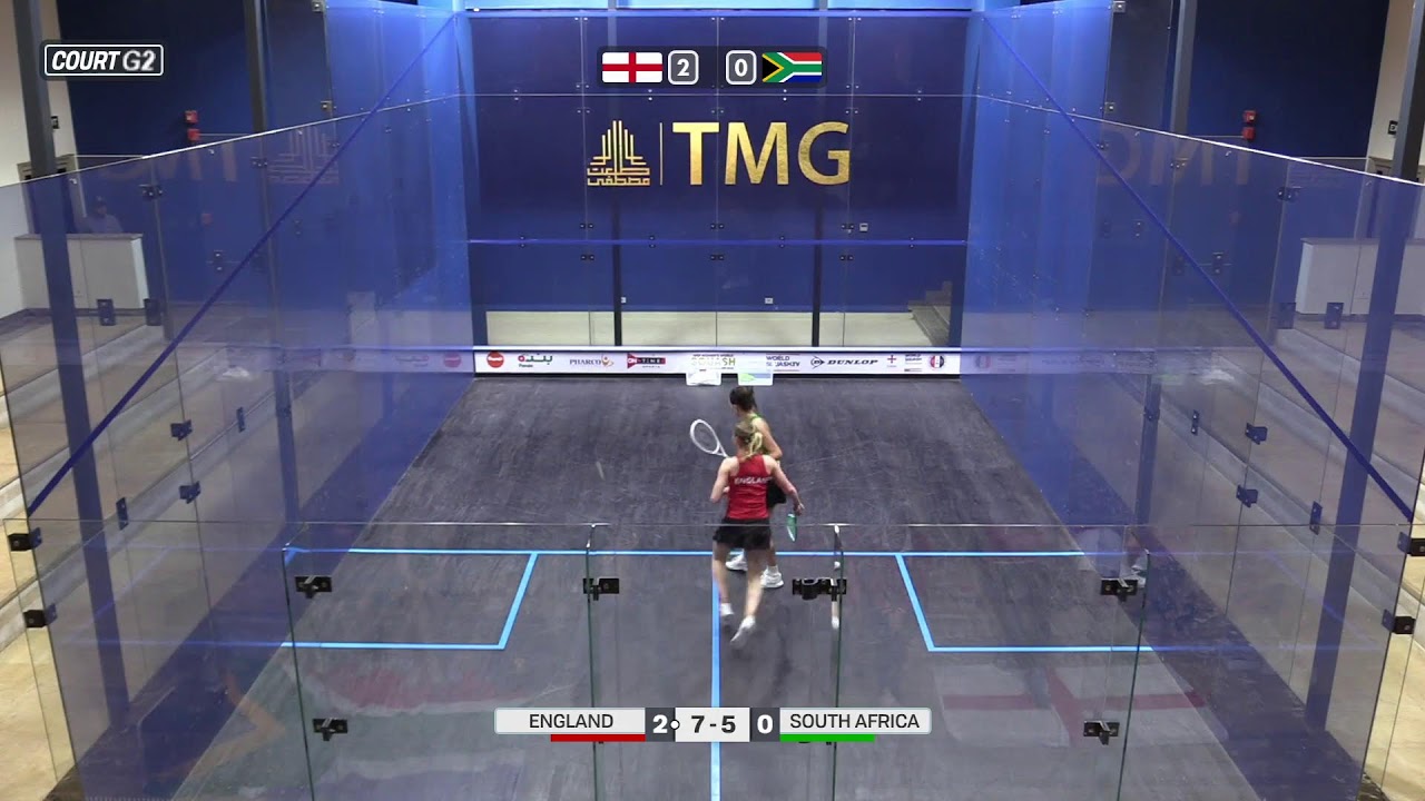 Day 1 - Pool C - Indoor Glass Court | 2022 Women's World Team Squash Championships | LIVE