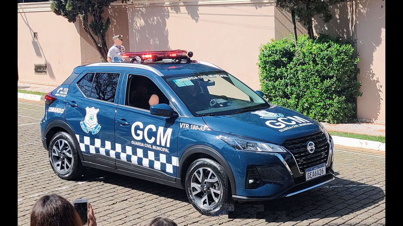 Desfile Aniversário Itapira 2022 Viaturas Guarda GCM Itapira Holambra Estiva Gerbi Amparo Mogi Mirim