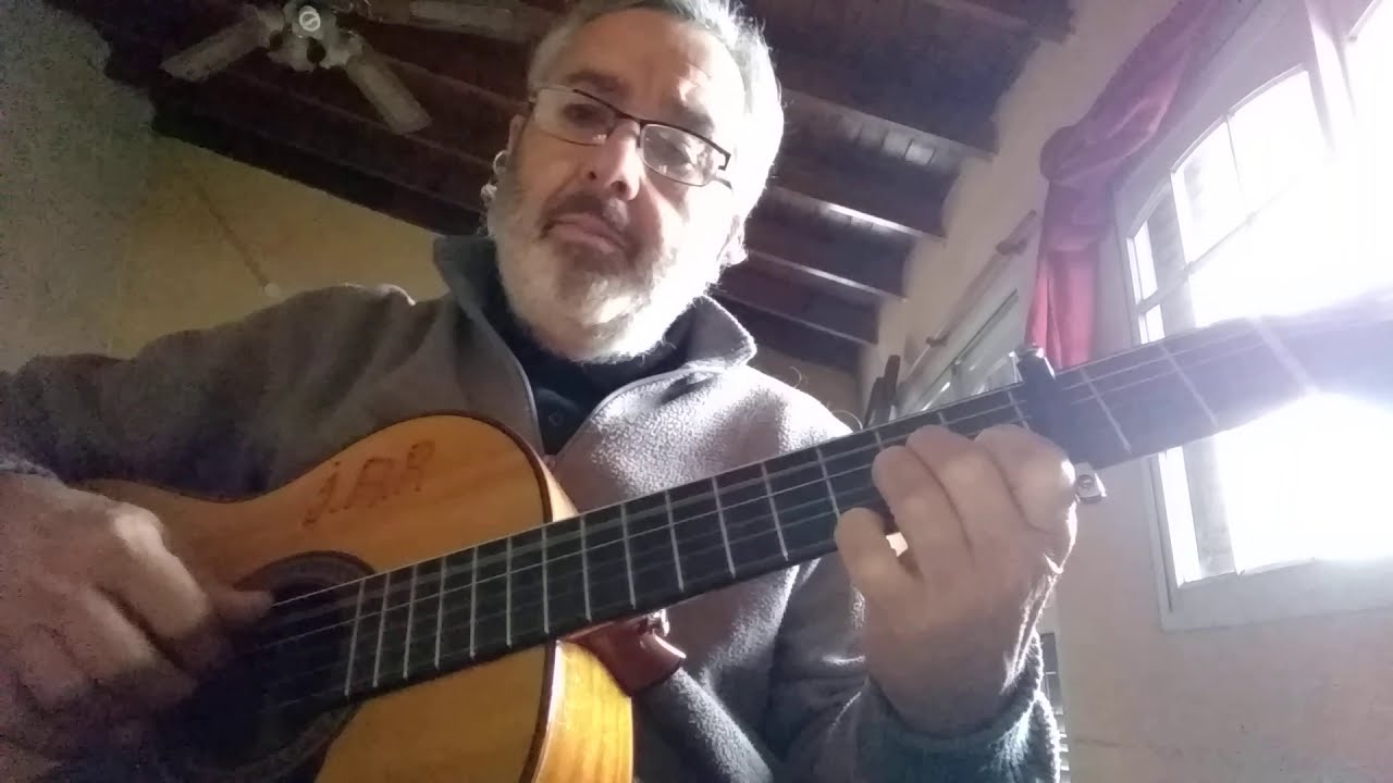 Como toco y canto JOS&Egrave; LARRALDE, qui&eacute;n me ense&ntilde;o,en guitarra.