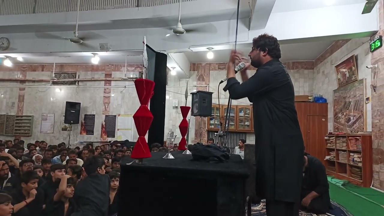 Allama Syed Aoun Ashoor Bhukhari  Azan-e- Ali Akbar a.s 2024 Bangash colony Rawalpindi