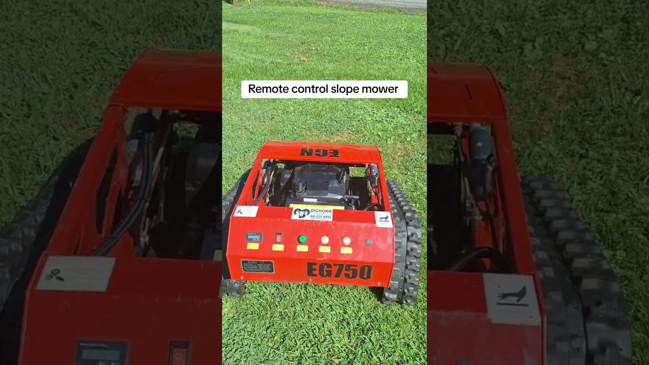 BHG800 Remote Controlled slope mower