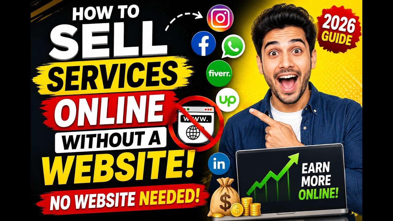 How to Sell Services Online Without a Website | Get Clients & Make Money in 2026