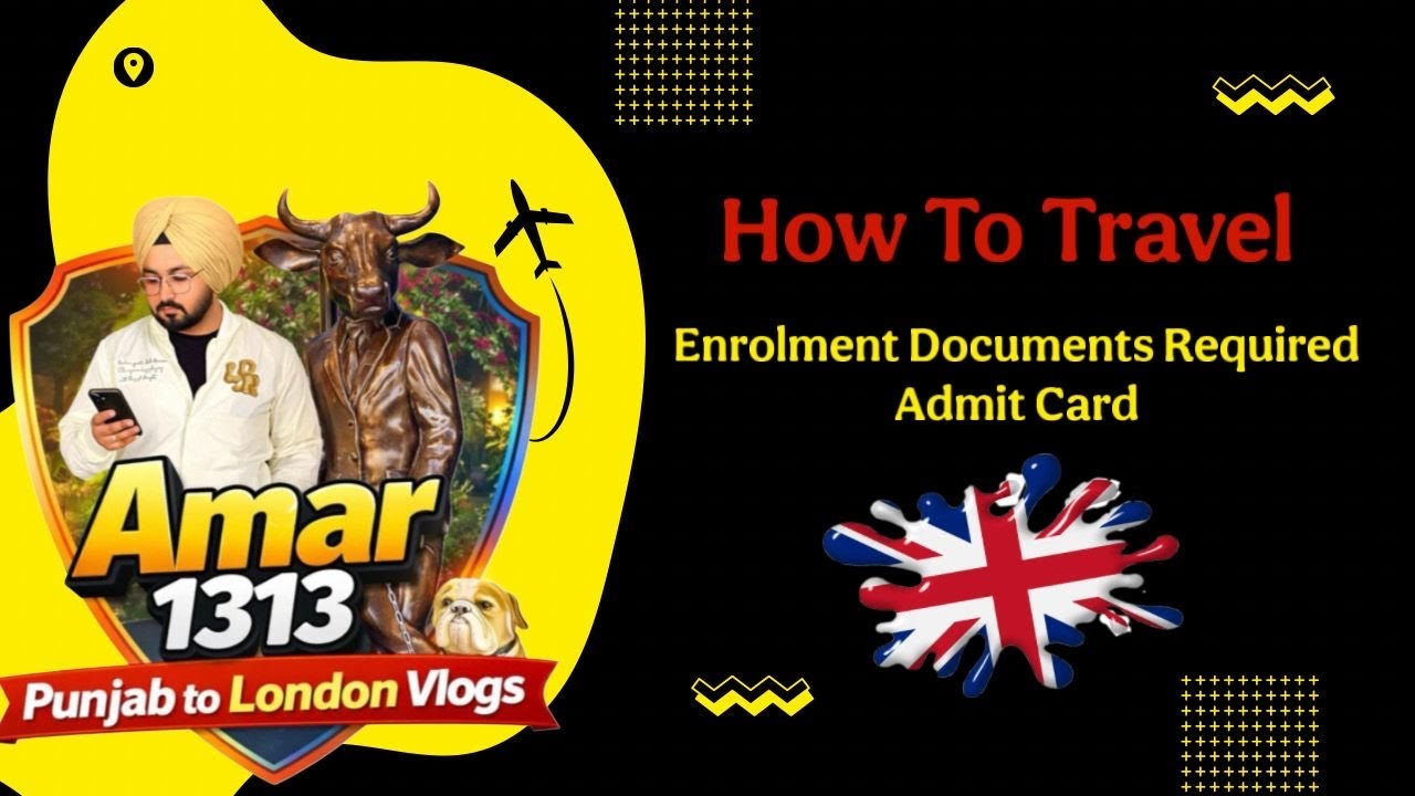 Documents Required for BCU Enrolment ? How to travel in England 🇬🇧  Admit card fees ?