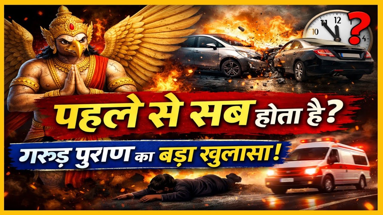 🛑गरुड़ पुराण का रहस्य: एक्सीडेंट क्यों होता है ||The Hidden Truth of Death ✅ #garuda #garudpuran 